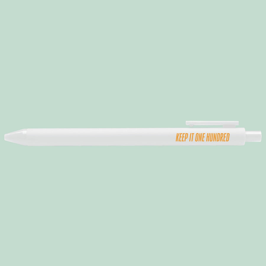 Keep It One Hundred pen - MangoIllustrated - Pens