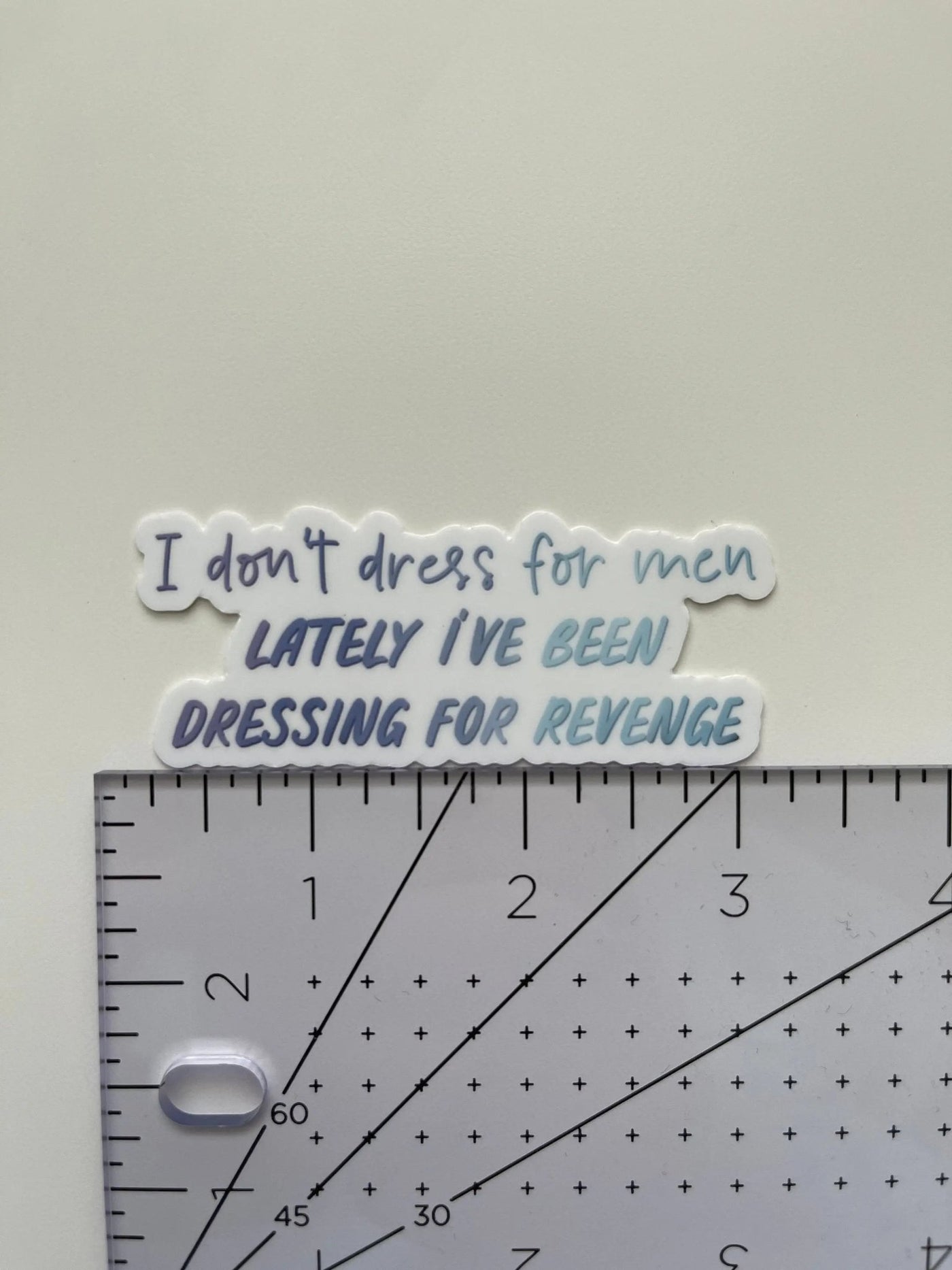 Lately I’ve Been Dressing For Revenge sticker - MangoIllustrated - Sticker