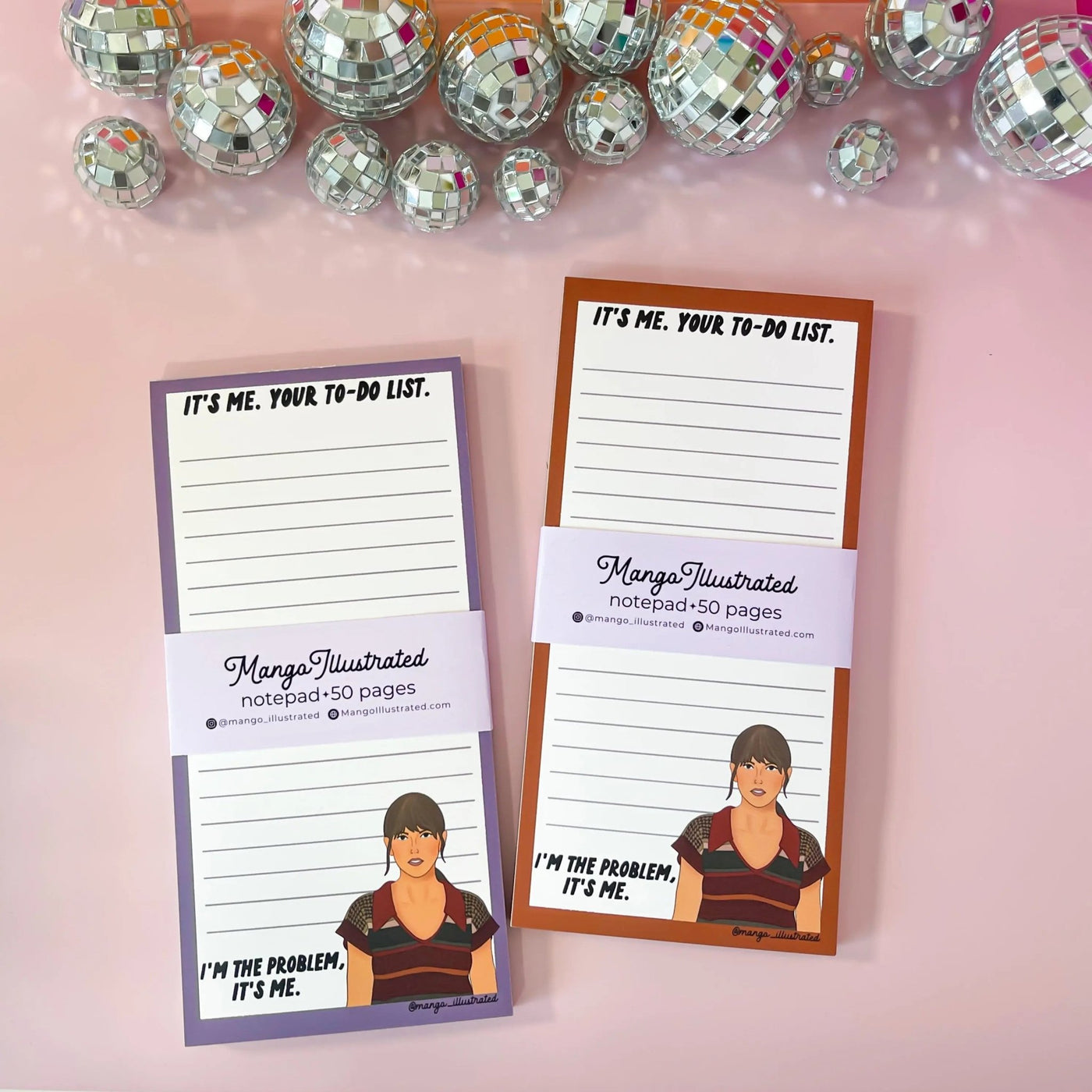 Lavender Anti - Hero notepad - MangoIllustrated - Notepad