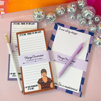 Lavender Anti - Hero notepad - MangoIllustrated - Notepad