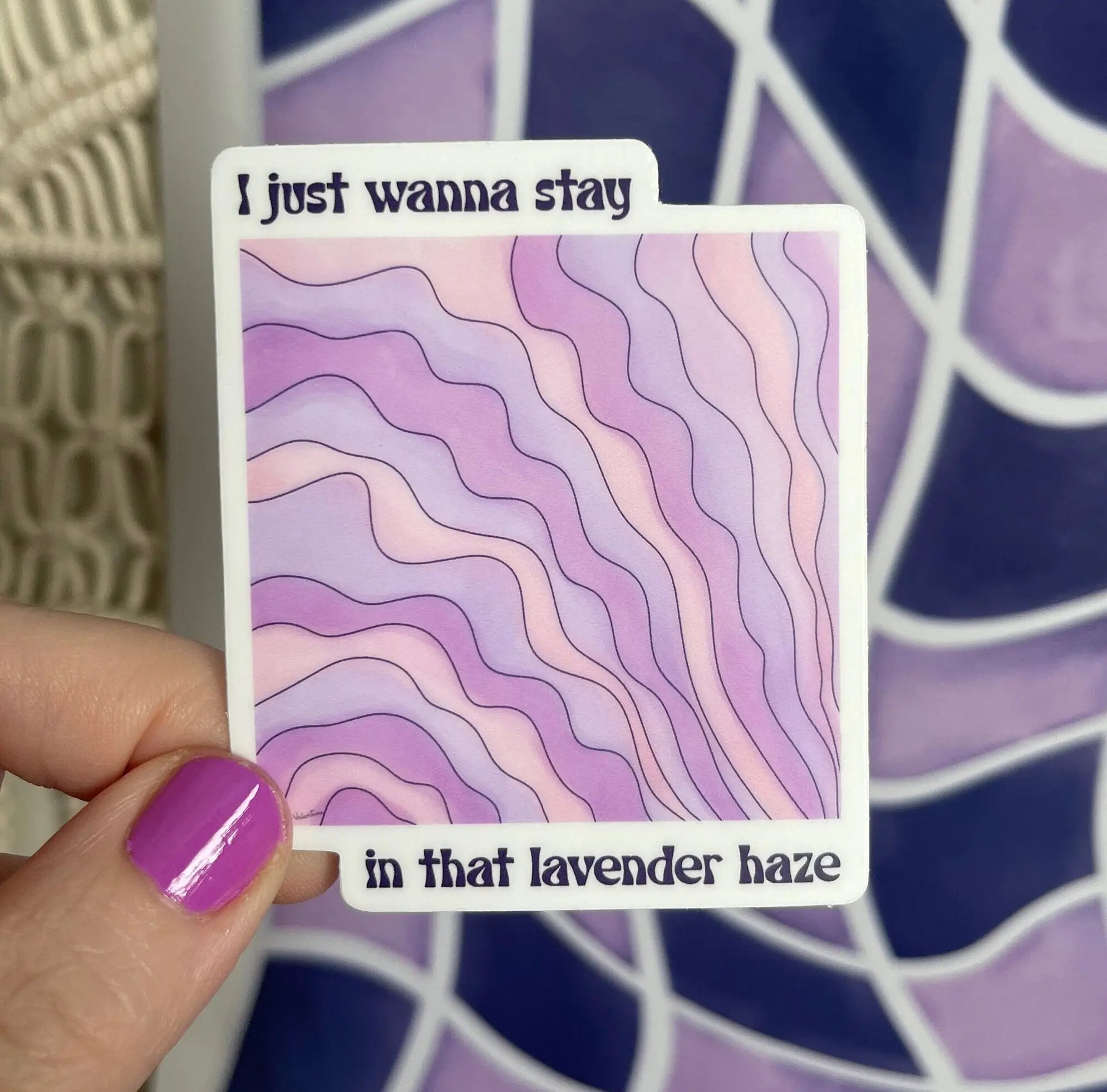 Lavender Haze watercolor sticker - MangoIllustrated - Sticker