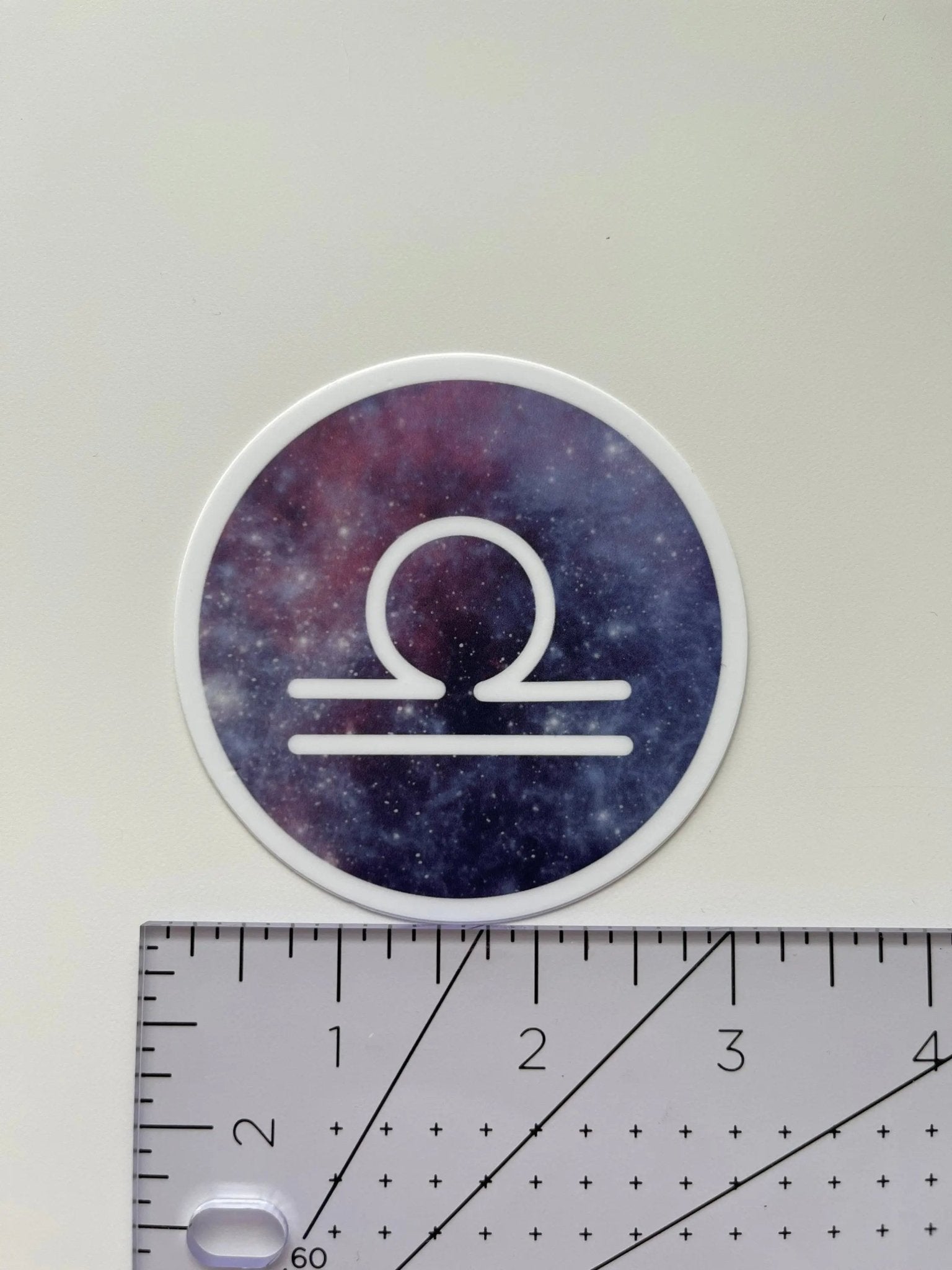 Libra Galaxy sticker - MangoIllustrated - Sticker