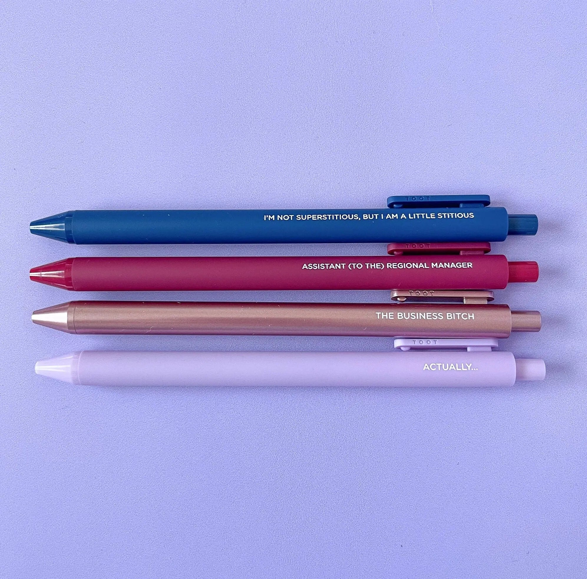 Little Stitious jotter gel pen - MangoIllustrated - Pens