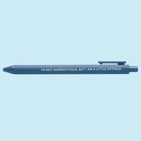 Little Stitious jotter gel pen - MangoIllustrated - Pens