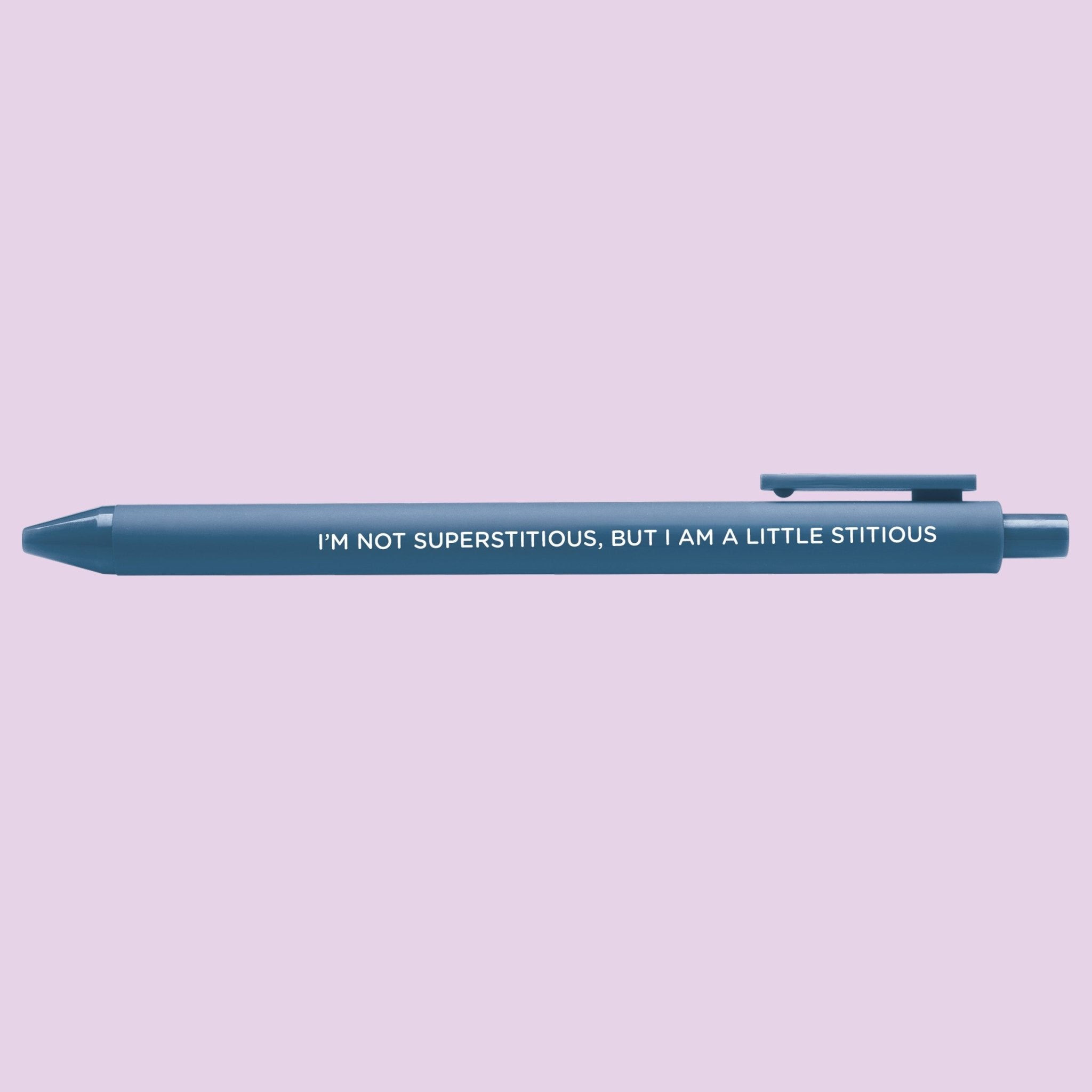 Little Stitious jotter gel pen - MangoIllustrated - Pens