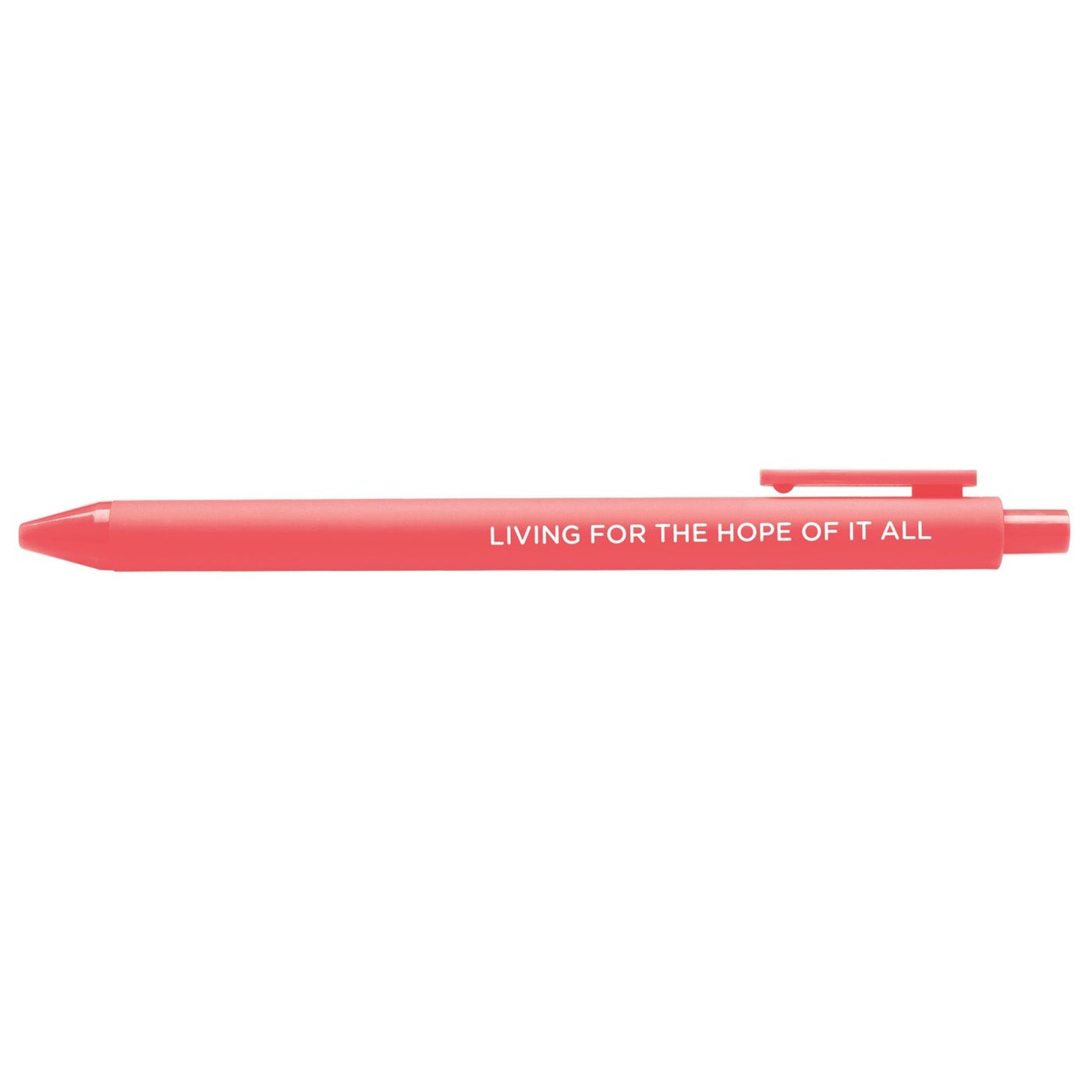 Living For the Hope of it All jotter gel pen - MangoIllustrated - Pens