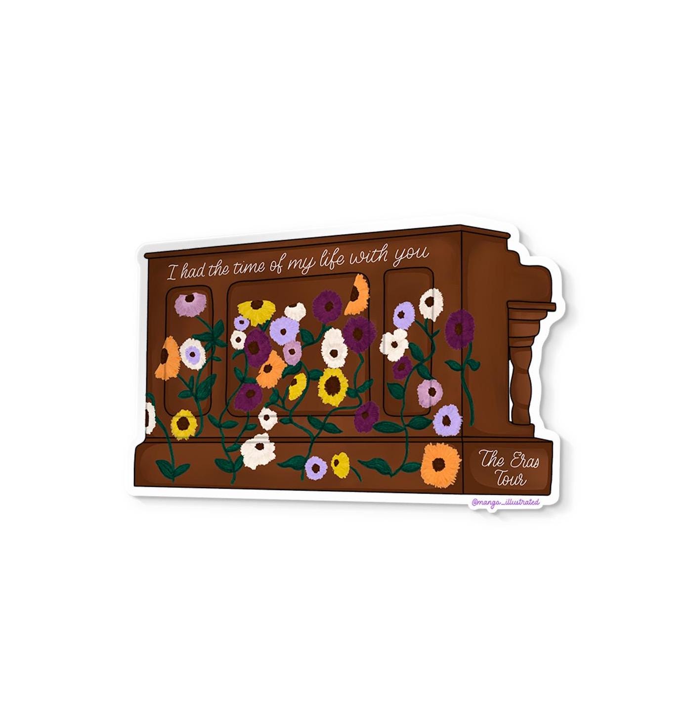 Long Live Surprise Song Piano Sticker | MangoIllustrated