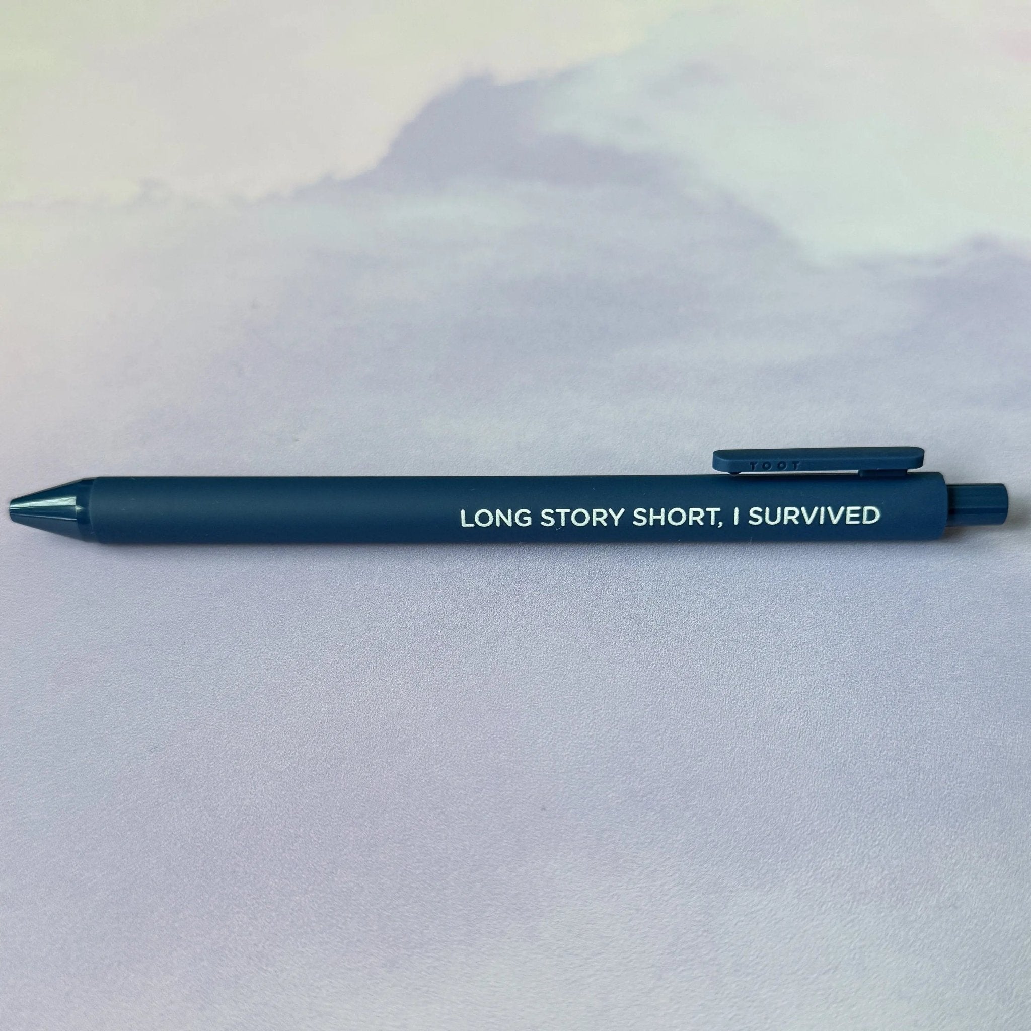 Long story short I survived jotter gel pen - MangoIllustrated - Pens