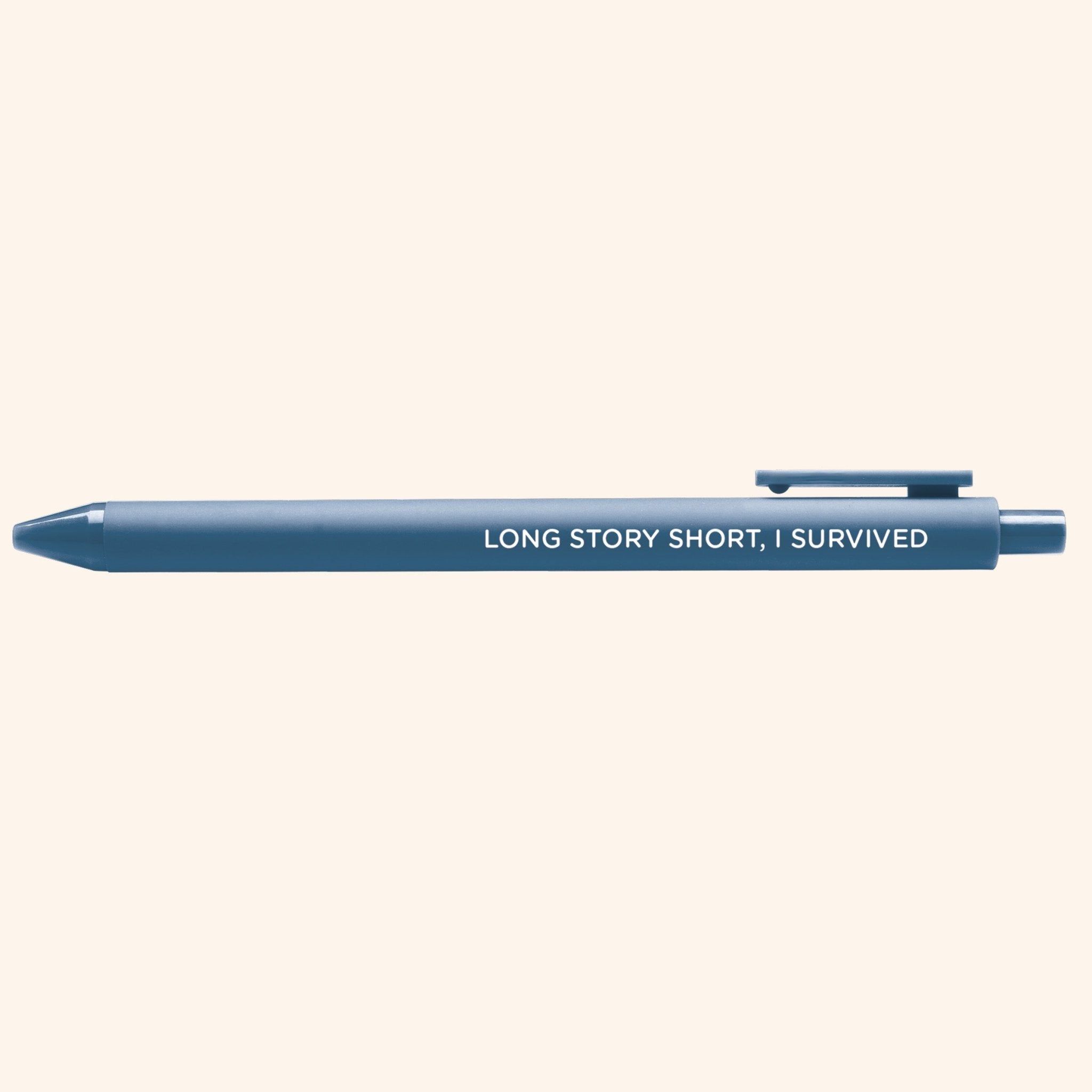 Long story short I survived jotter gel pen - MangoIllustrated - Pens