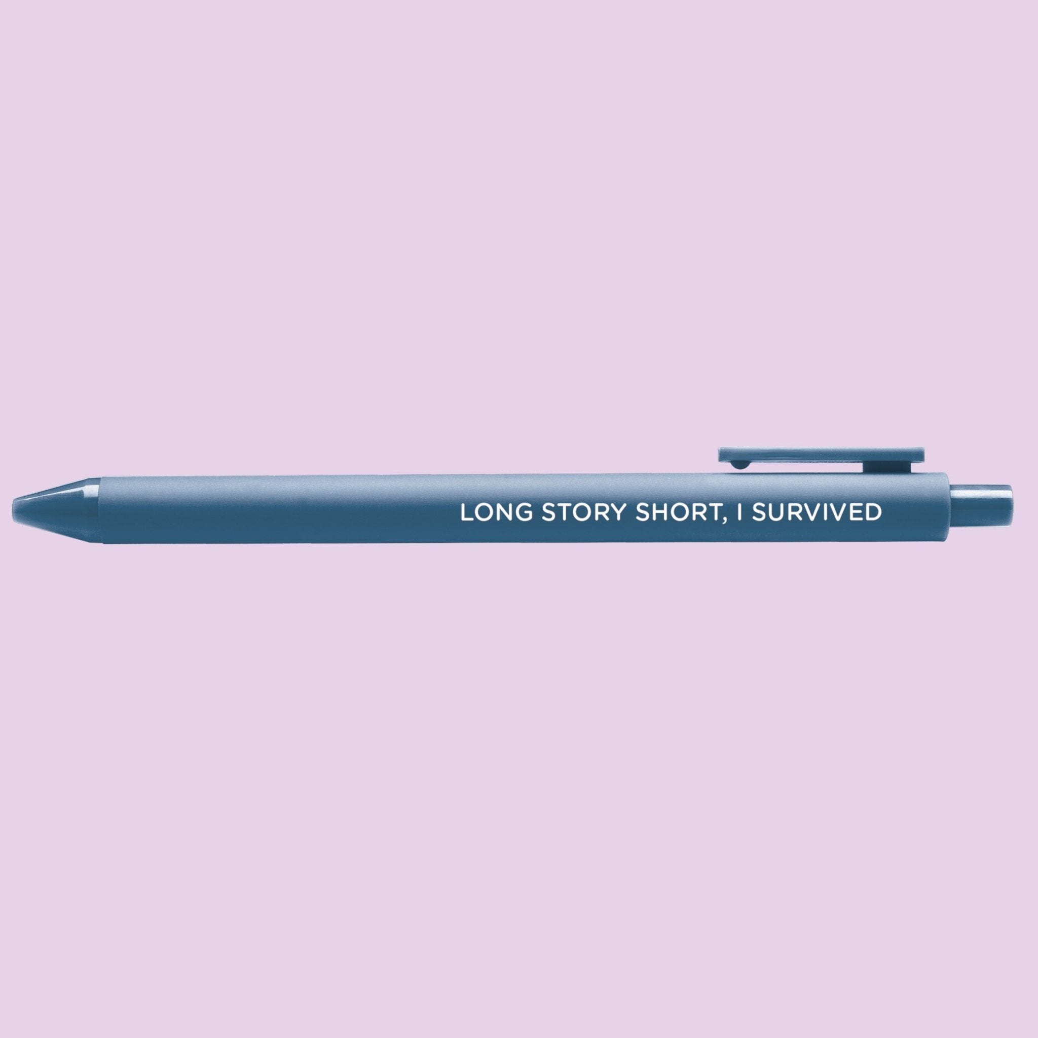 Long story short I survived jotter gel pen - MangoIllustrated - Pens