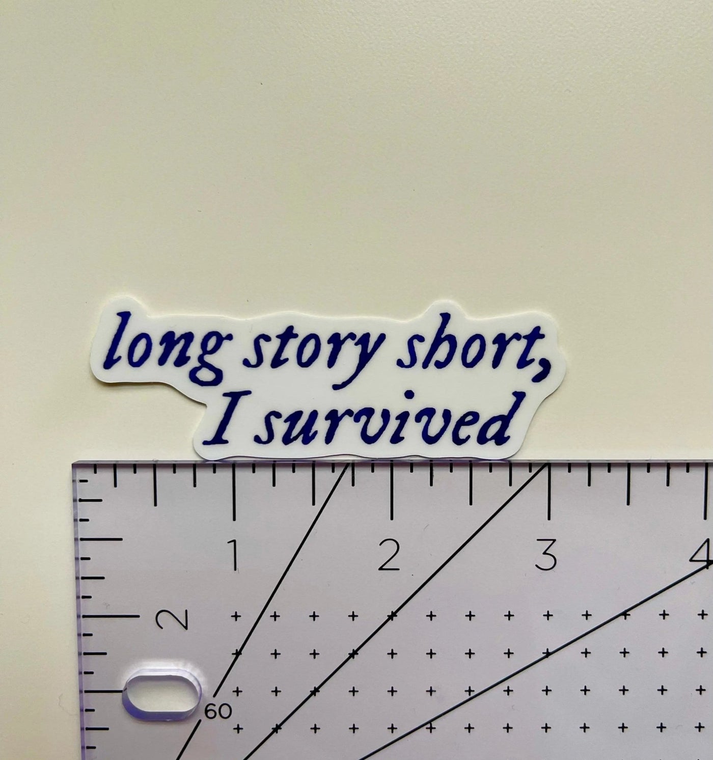 Long story short, I survived sticker - MangoIllustrated - Sticker