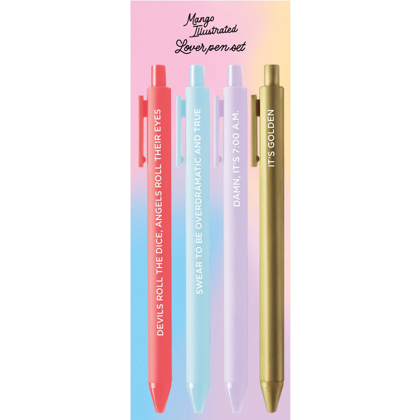 Lover jotter gel pen set - MangoIllustrated - Pen Sets