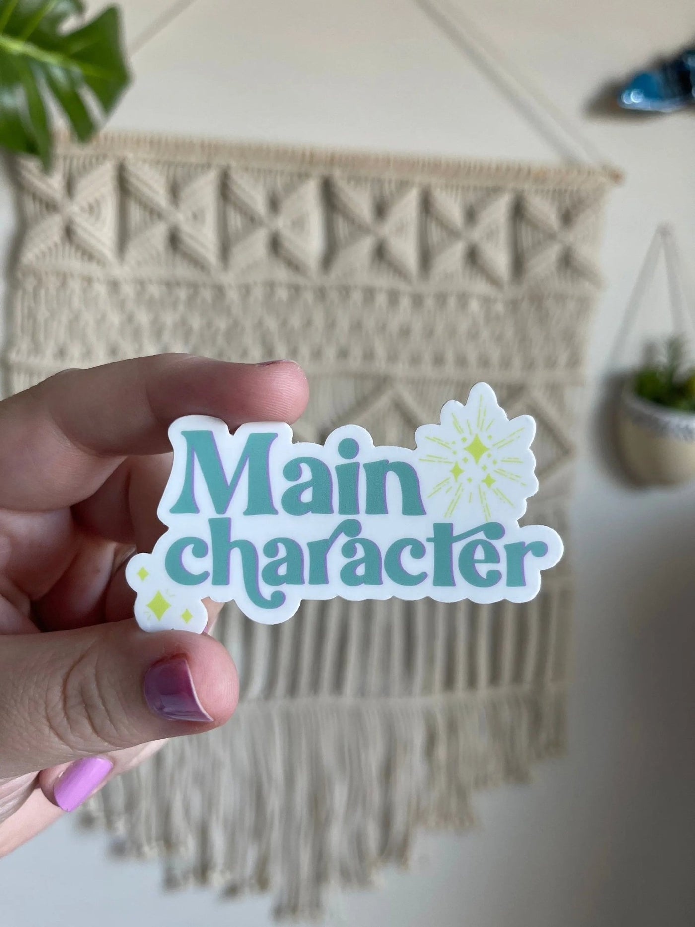 Main Character sticker - MangoIllustrated - Sticker