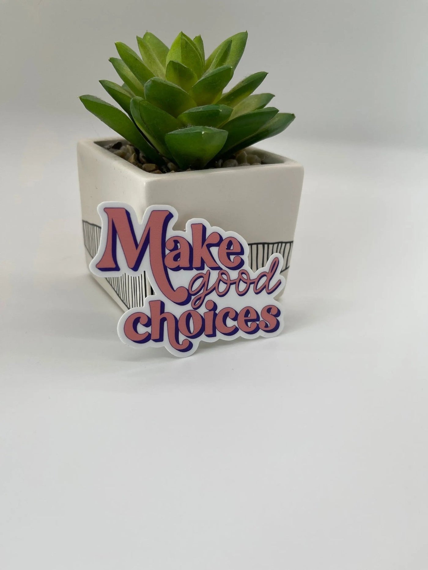 Make Good Choices sticker - MangoIllustrated - Sticker