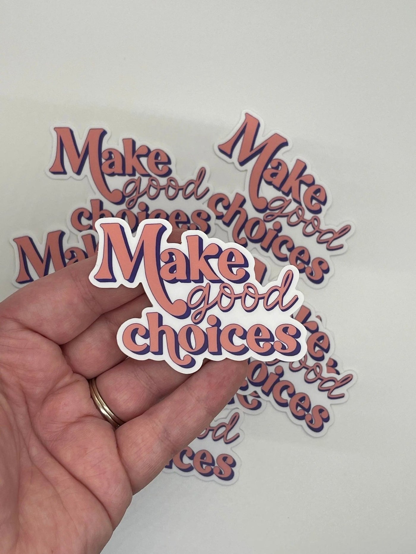 Make Good Choices sticker - MangoIllustrated - Sticker