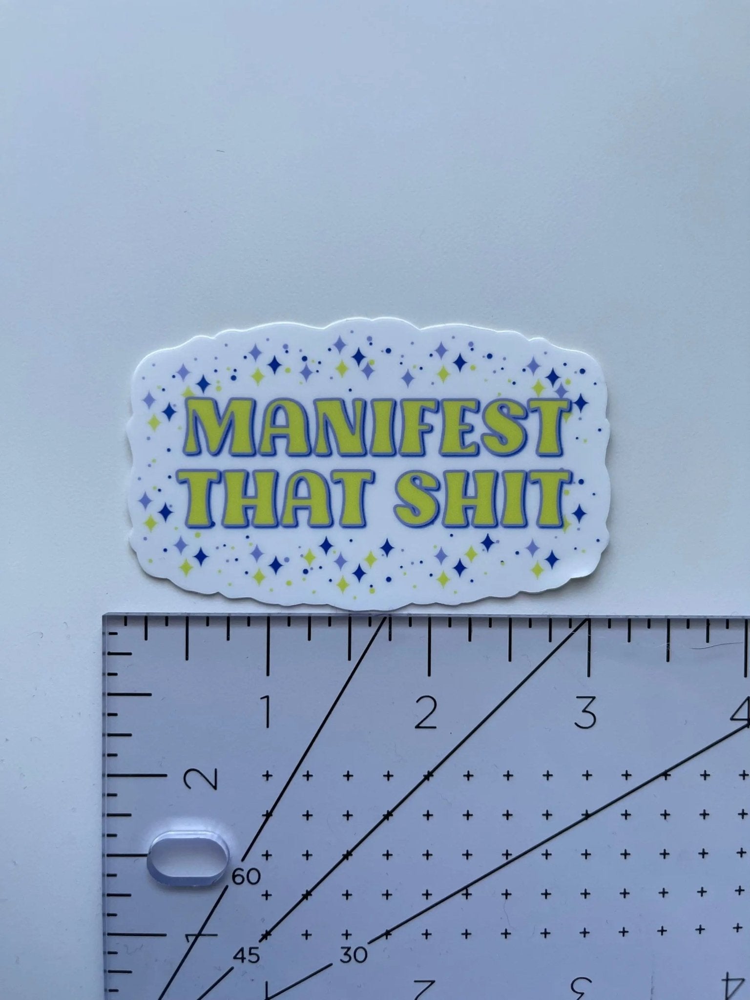 Manifest that shit sticker - MangoIllustrated - Sticker