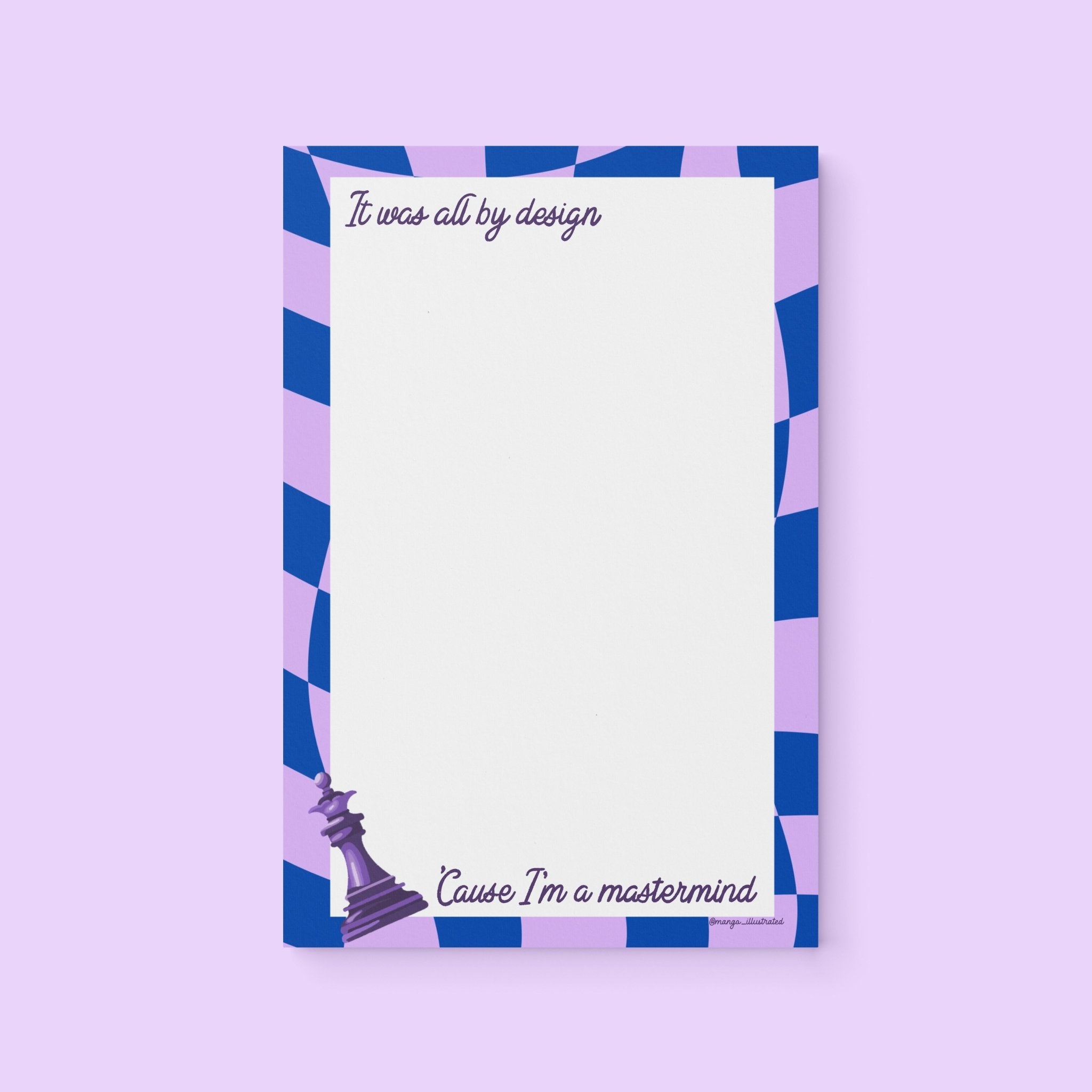 Mastermind notepad - MangoIllustrated - Notepad