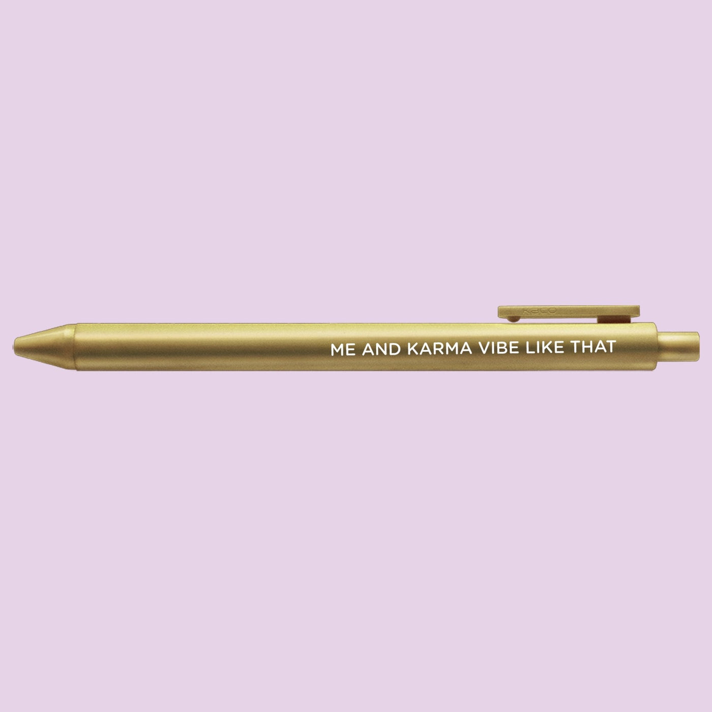 Me and Karma Vibe Like That jotter gel pen - MangoIllustrated - Pens