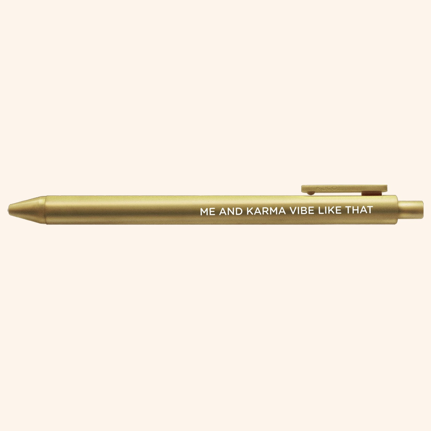 Me and Karma Vibe Like That jotter gel pen - MangoIllustrated - Pens