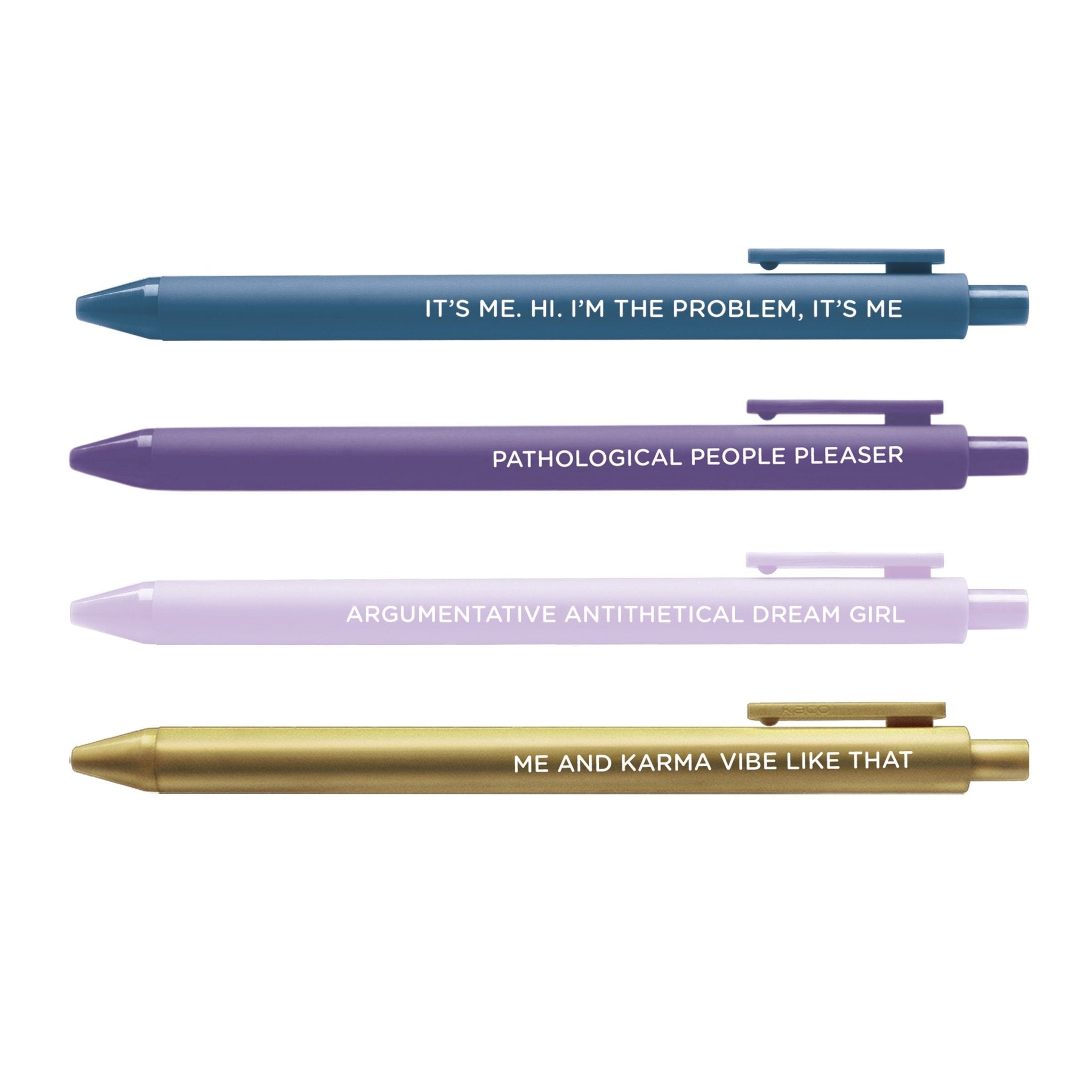 Midnight Musings jotter gel pen set - MangoIllustrated - Pen Sets