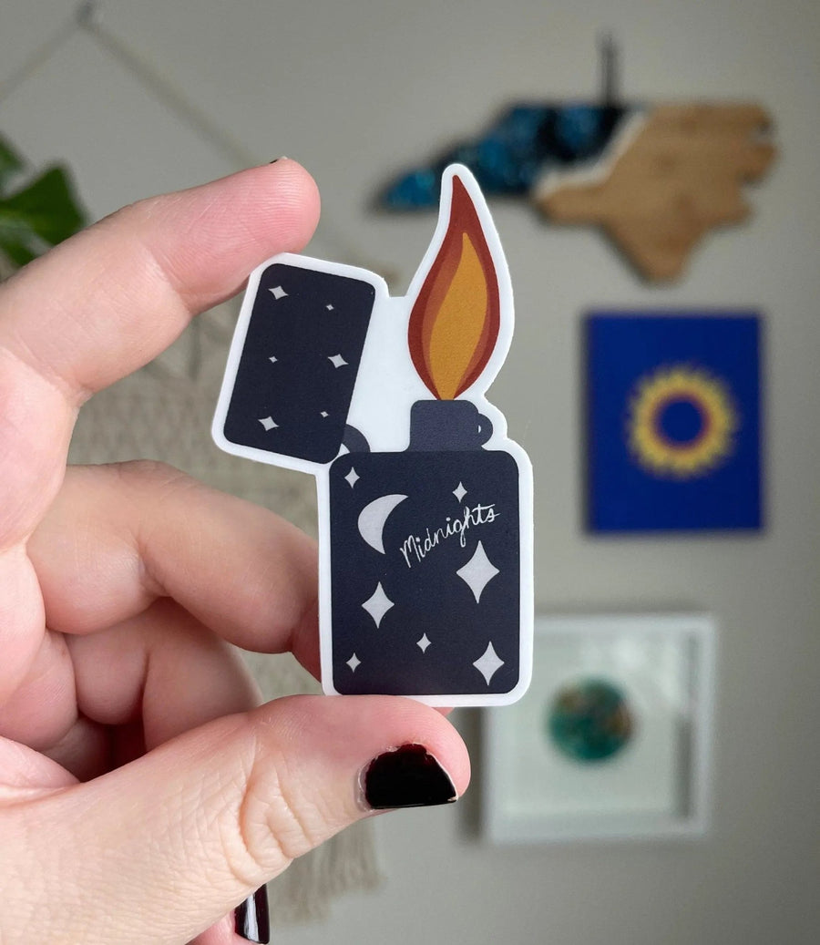 Midnights lighter sticker - MangoIllustrated - Sticker