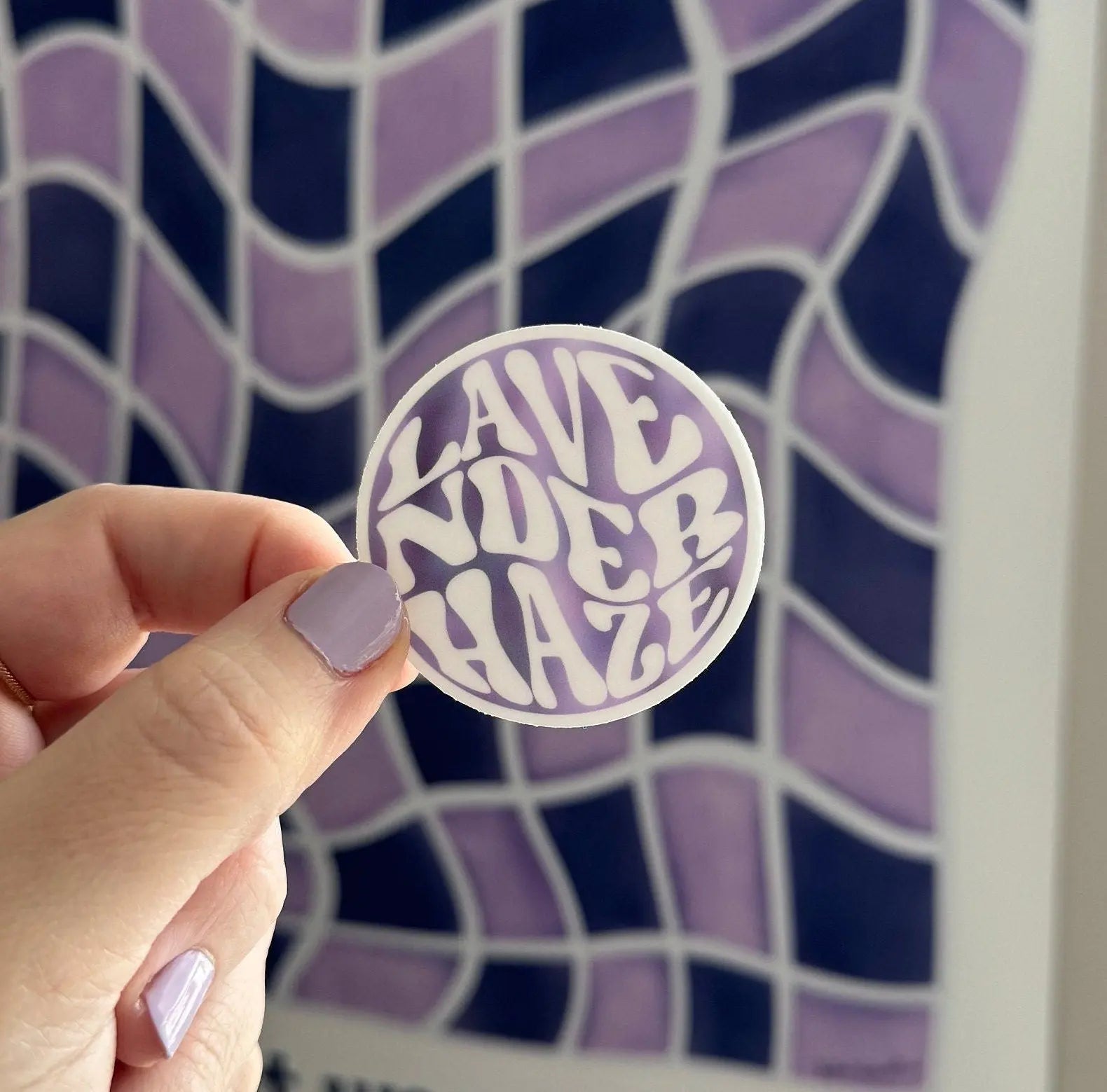 MINI Lavender Haze sticker - MangoIllustrated - Sticker