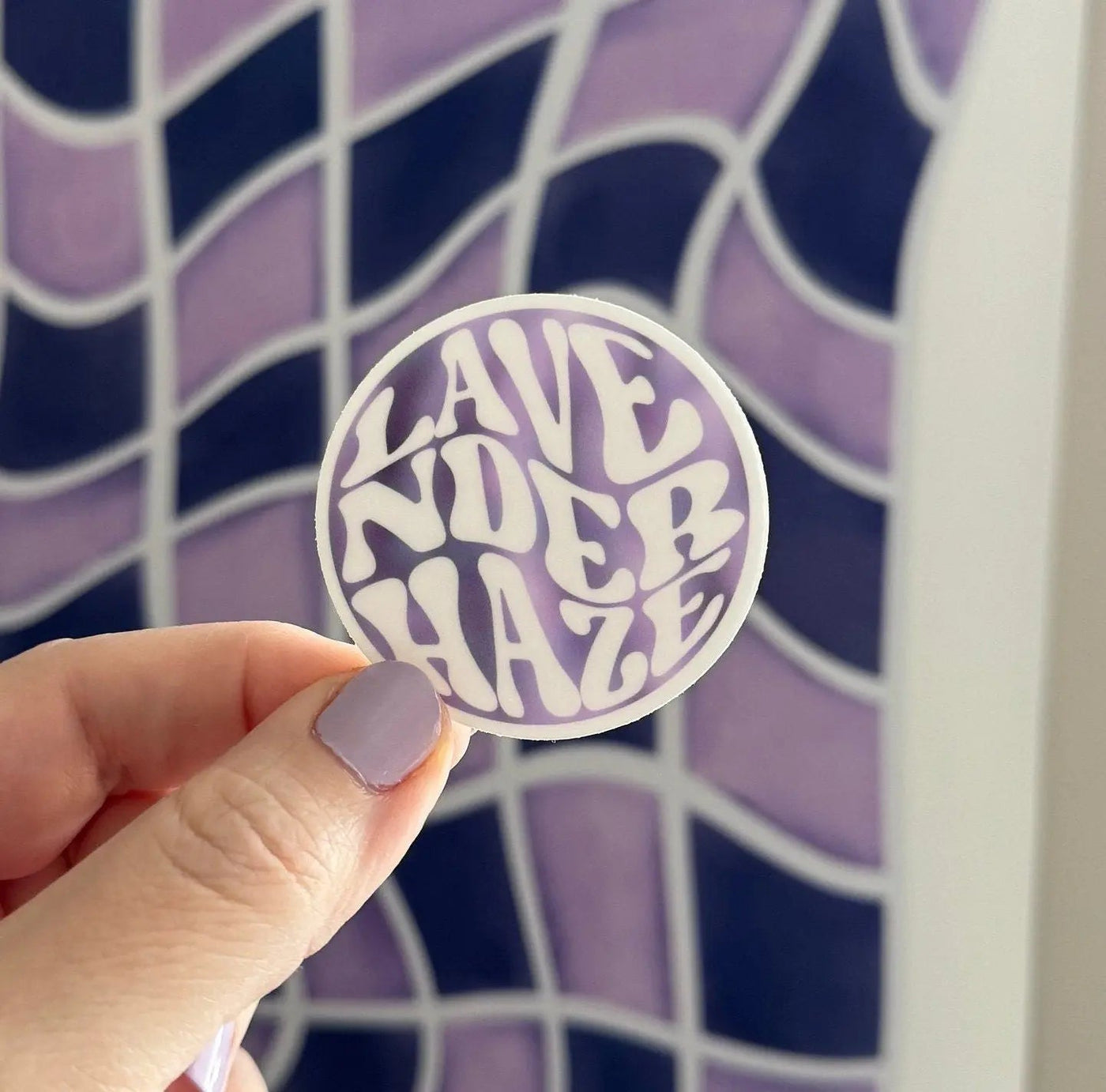 MINI Lavender Haze sticker - MangoIllustrated - Sticker