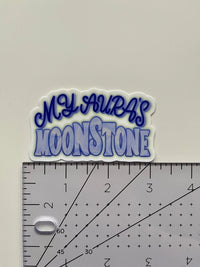 My aura’s moonstone sticker - MangoIllustrated - Sticker