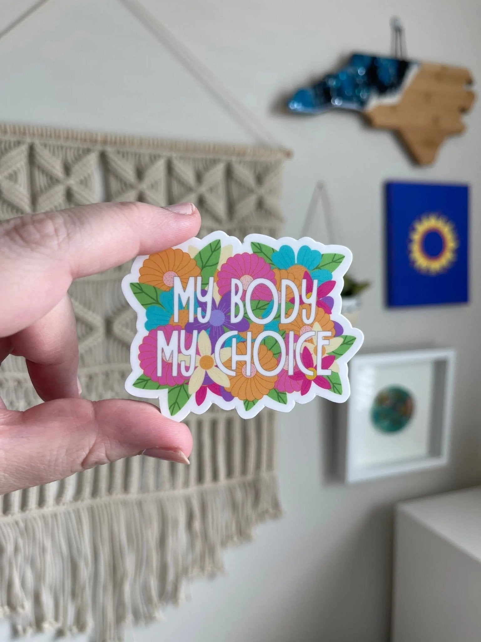 My body my choice sticker - MangoIllustrated - Sticker