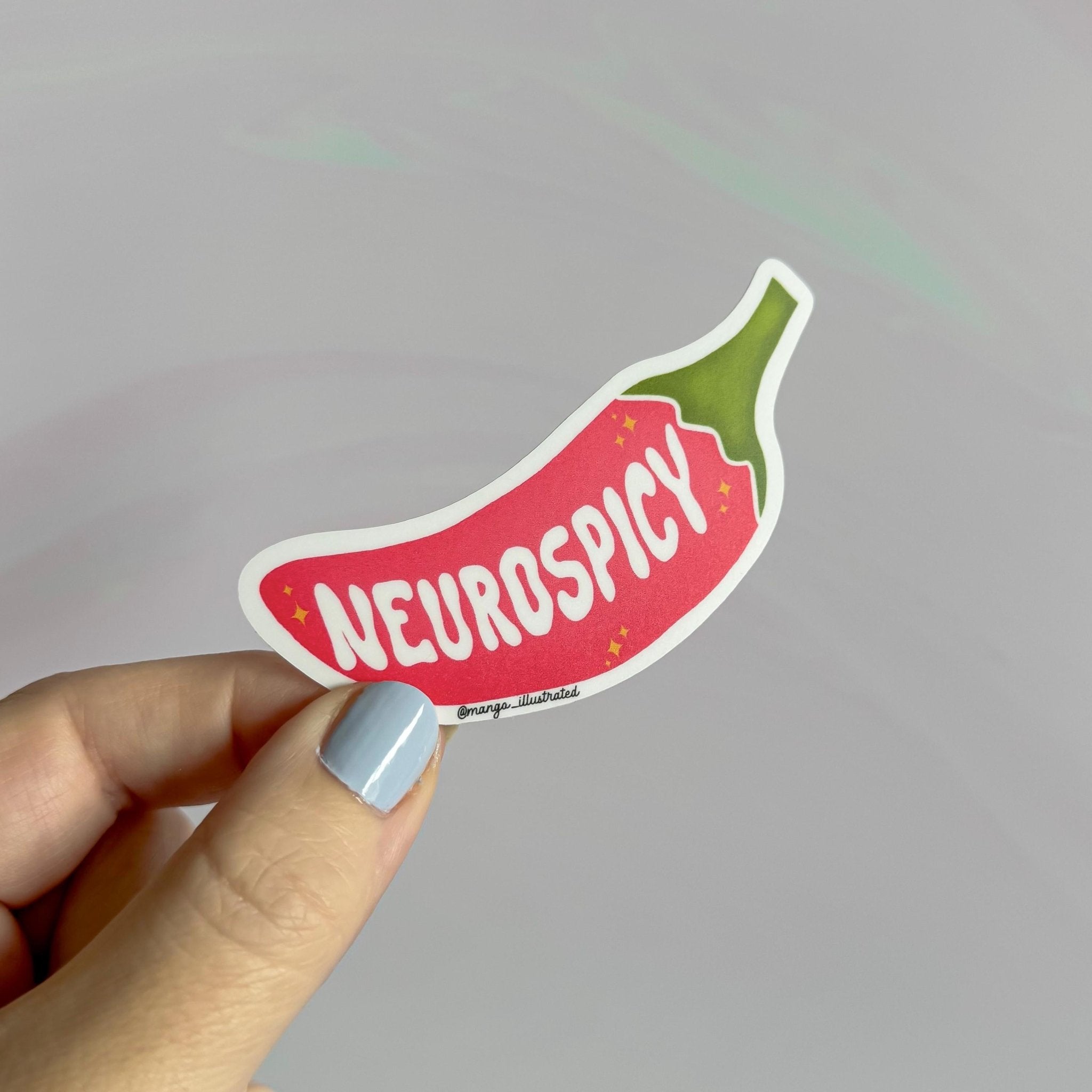 Neurospicy sticker - MangoIllustrated - Sticker