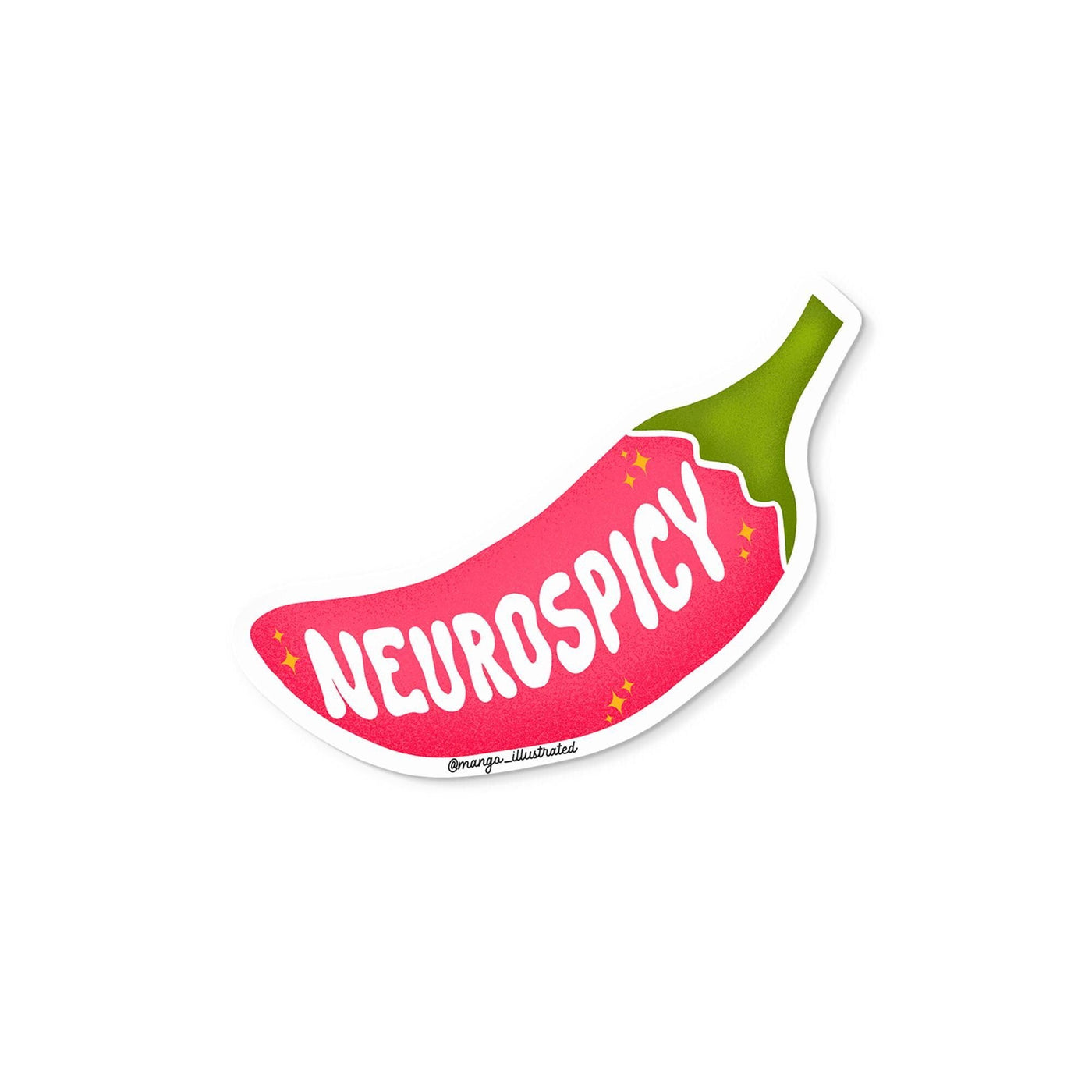 Neurospicy sticker - MangoIllustrated - Sticker