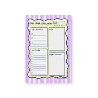 New Day New Plan Daily Planner Notepad