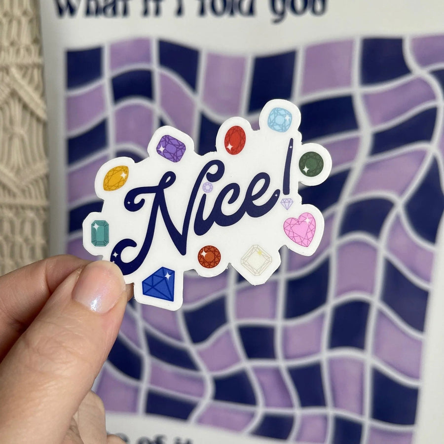 NICE! Eras bejeweled sticker - MangoIllustrated - Sticker