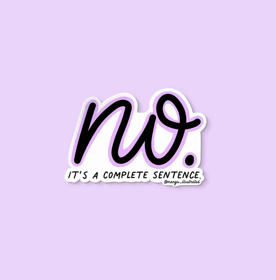 No sticker - MangoIllustrated - Sticker