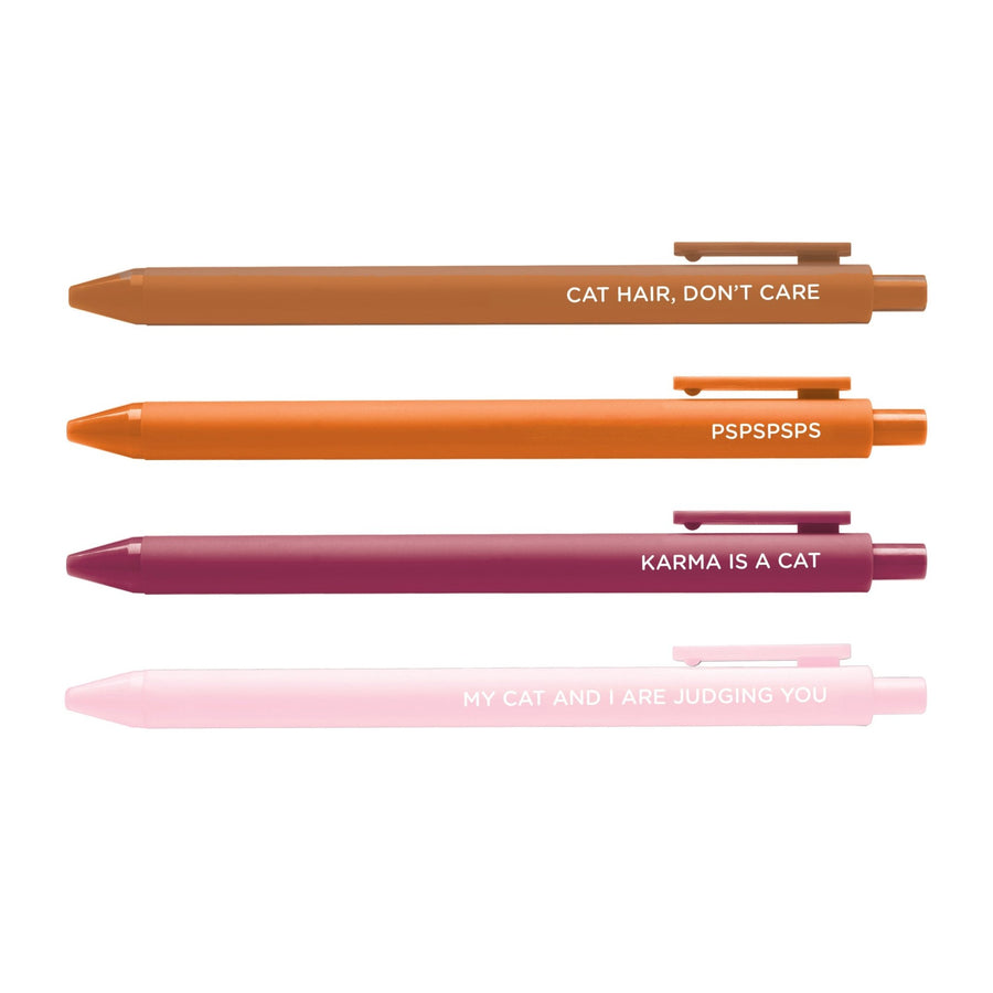 Obsessed With My Cat pen set - MangoIllustrated - Pen Sets