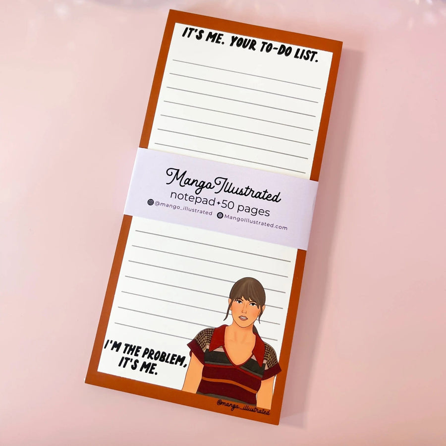 Orange Anti - Hero notepad - MangoIllustrated - Notepad