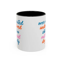 Over - educated under - loved childless millennial Dog Lady Mug - MangoIllustrated - Mug