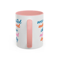 Over - educated under - loved childless millennial Dog Lady Mug - MangoIllustrated - Mug