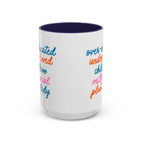 Over - educated under - loved childless millennial Plant Lady Mug - MangoIllustrated - Mug