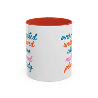 Over - educated under - loved childless millennial Plant Lady Mug - MangoIllustrated - Mug