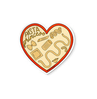 Pasta princess sticker - MangoIllustrated - Sticker