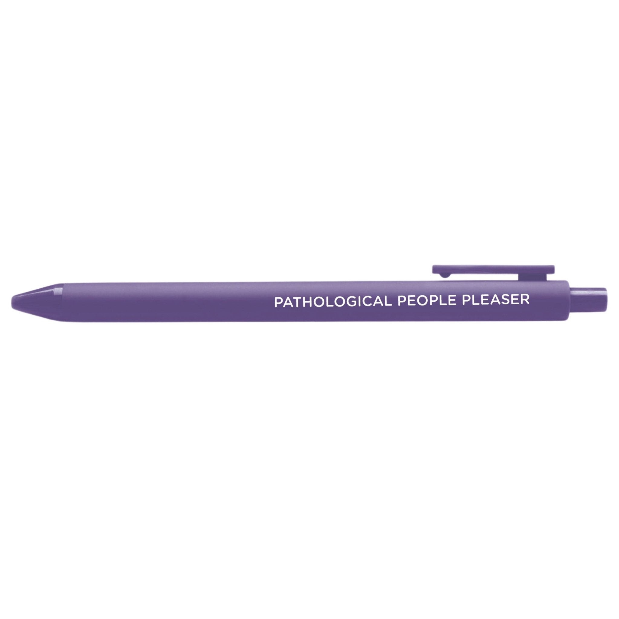 Pathological People Pleaser jotter gel pen - MangoIllustrated - Pens