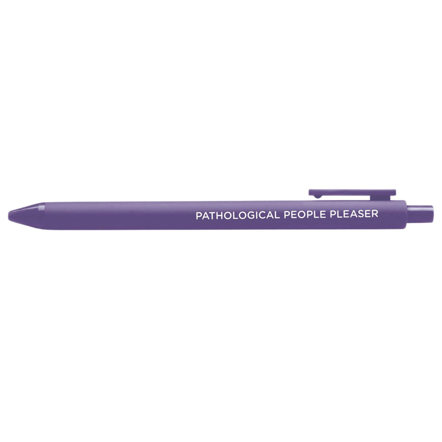 Pathological People Pleaser jotter gel pen - MangoIllustrated - Pens