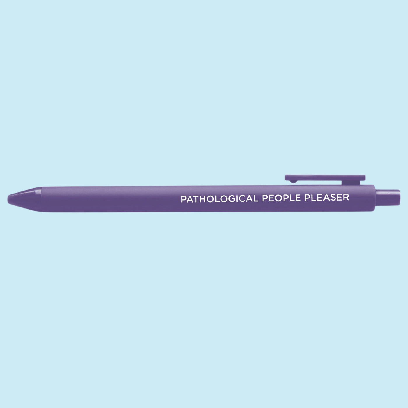 Pathological People Pleaser jotter gel pen - MangoIllustrated - Pens