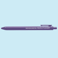 Pathological People Pleaser jotter gel pen - MangoIllustrated - Pens