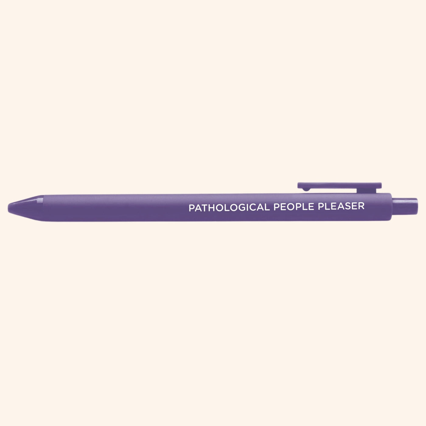 Pathological People Pleaser jotter gel pen - MangoIllustrated - Pens