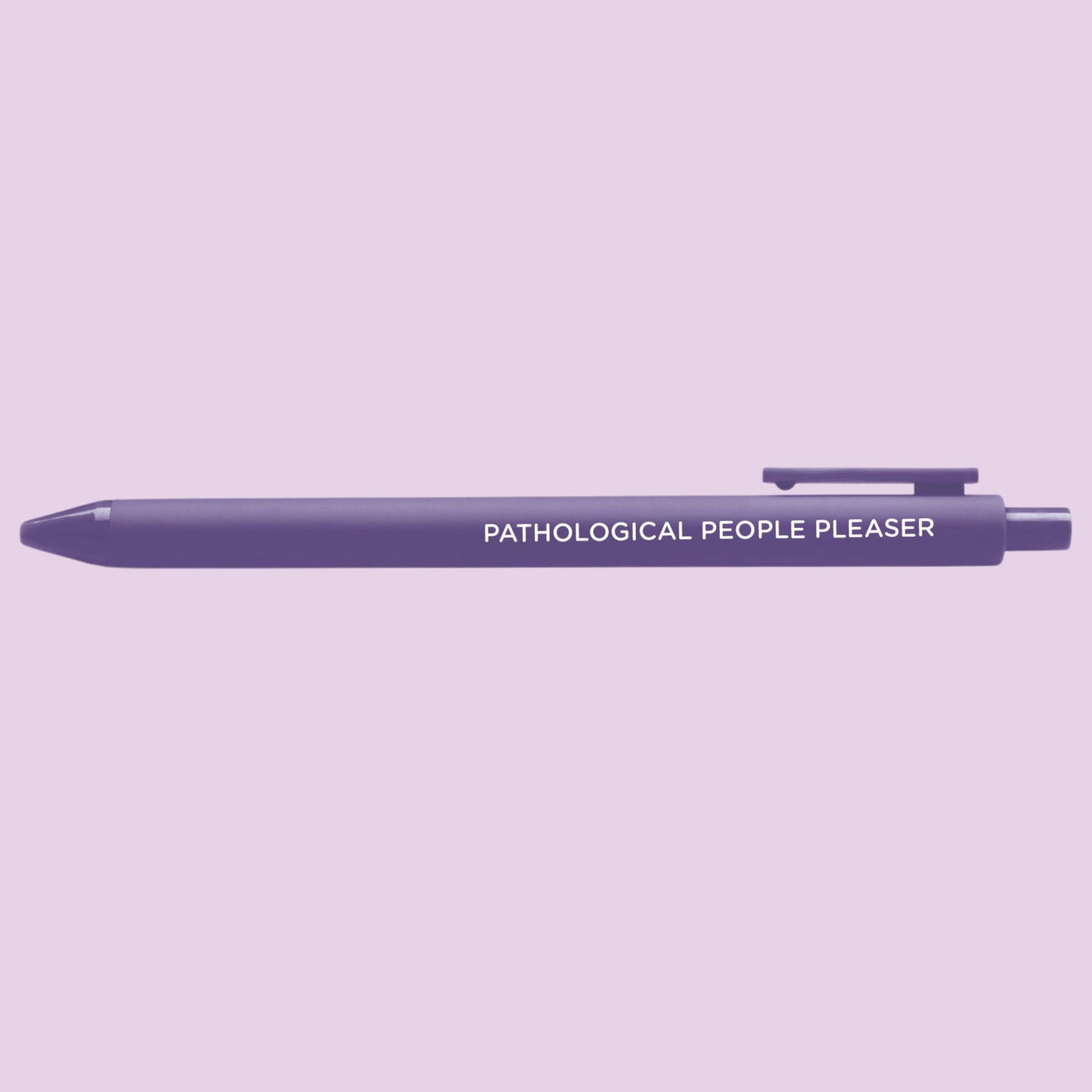 Pathological People Pleaser jotter gel pen - MangoIllustrated - Pens