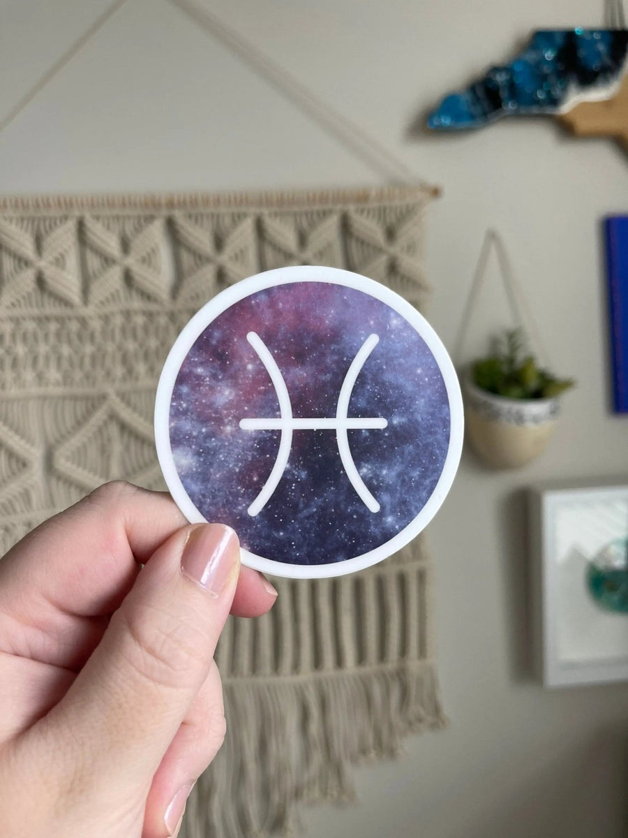 Pisces Galaxy sticker - MangoIllustrated - Sticker