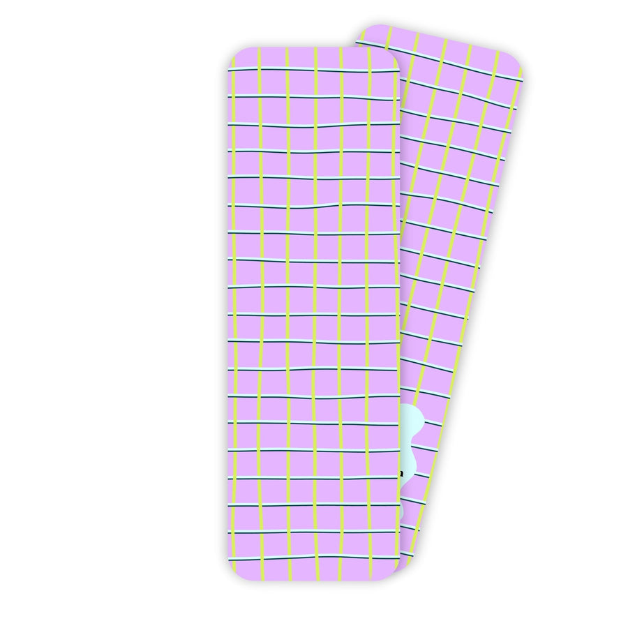 Purple Plaid Bookmark