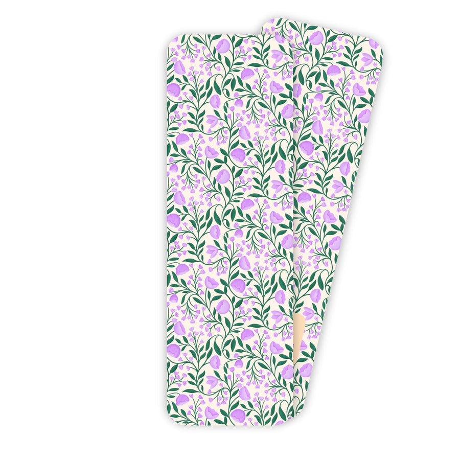 Purple Trailing Florals Bookmark